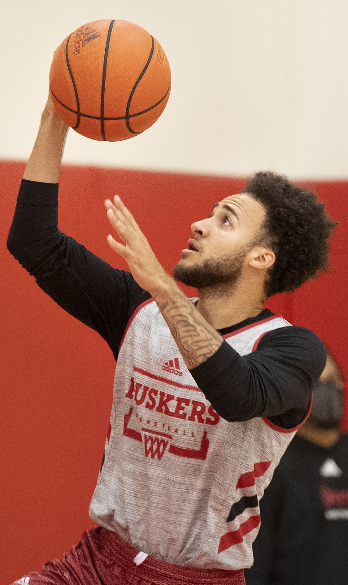 NU men's basketball practice, 10.5
